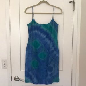 Vintage Tie Dye Ralph Lauren Midi Slip Dress - 6